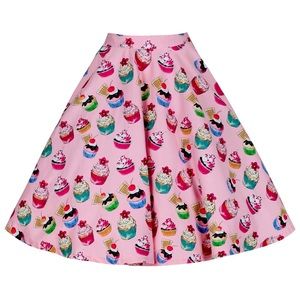Lindy Bop cupcake circle skirt
